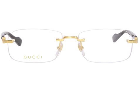 gucci eyeglasses gold frame|Gucci gg1221o eyeglasses.